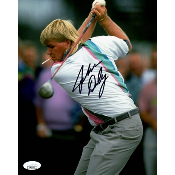 John Daly Autographed Golf (Smoking Cigarette) 8x10 Photo - JSA
