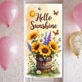 thumbnail image 4 of Floral Design Sunshine Banner Summer Theme Butterfly Decoration Nature Elements for Garden Party Home Decoration Outdoor Event, 4 of 7