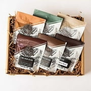 Ground Set of Six Coffee Sampler Gift Basket, Coffee Lover Gift Basket, Christmas Gift Basket, Sympathy Gift Basket, Mothers Day Gift Basket, Birthday Gift Basket
