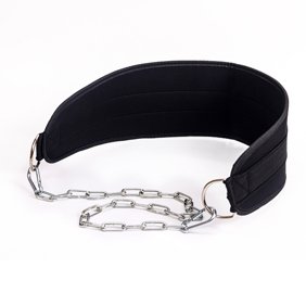 Gieenan Comfortable Weighted Belt Thicken Weight Lifting Belt With Chain Sports Dip Belt