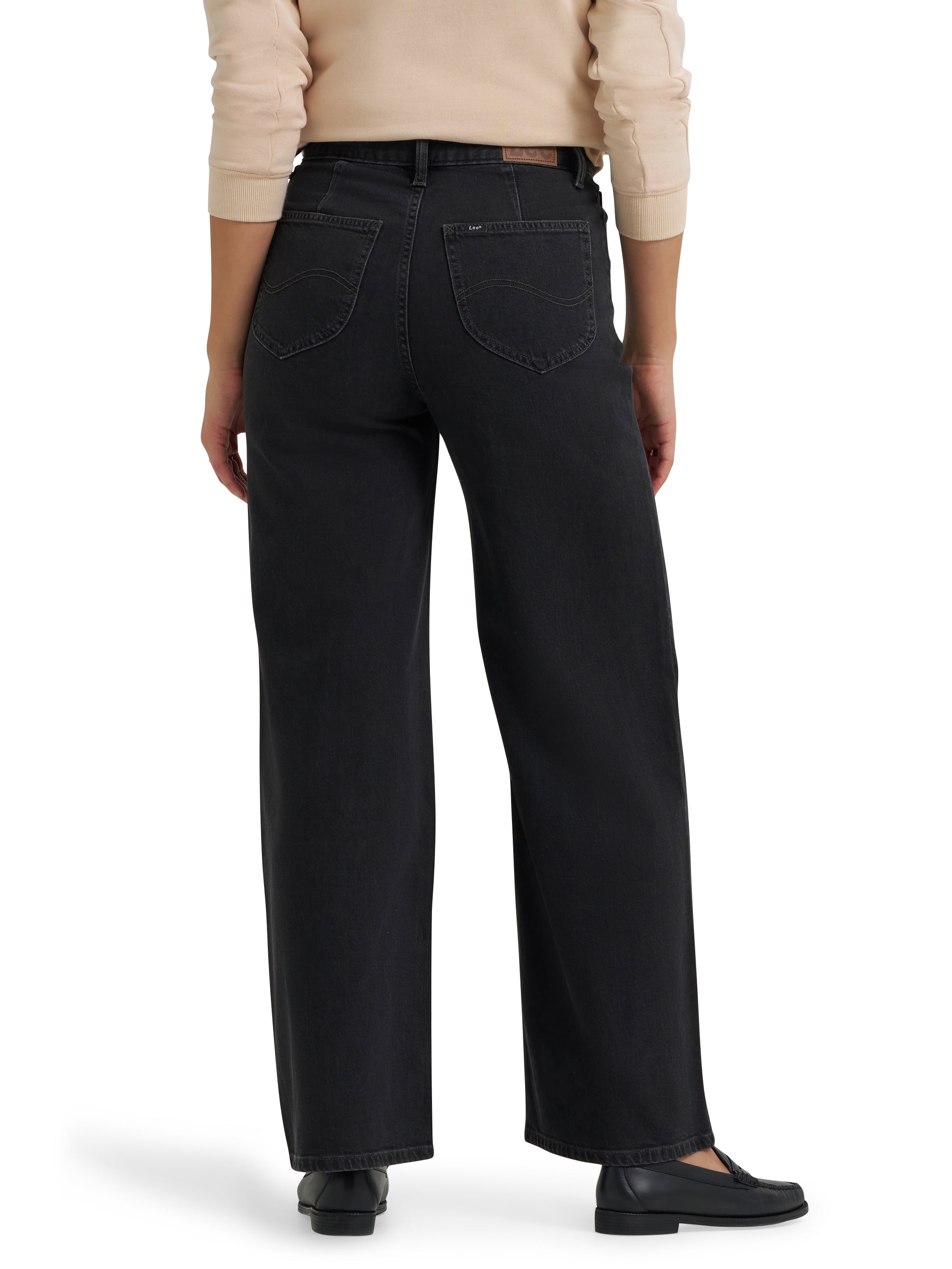 Lee® Women's Heritage A-Line Wide Leg Denim Trouser Jeans, Sizes 2-18