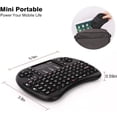 thumbnail image 3 of Mini Bluetooth Keyboard with Touchpad and QWERTY Keyboard, Black Backlit Portable Wireless Keyboard, 3 of 7