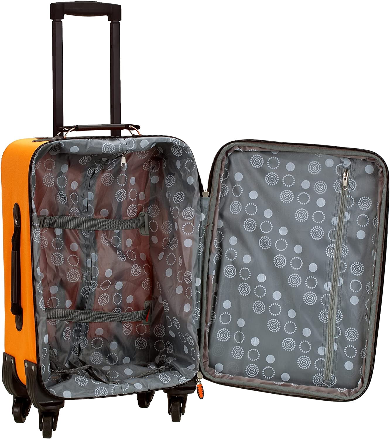Rockland Luggage Pasadena 19" Softside Expandable Spinner Carry On F2281
