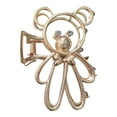 thumbnail image 2 of Fiudx Elegancia En Diseño Oso y Clip Metálico En Diamantes de Imitación, Accesorio En Cabello y Brillo Artificial, Aleación Duradera, Ideal En Fiestas y Bodas, Moda Femenina, Portátil y Reutilizable., 2 of 5