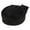 Black, variant on Vintage Wool Felt Pillbox Hat Bow Fascinator Hat Wedding Headpiece - Black, as described
