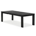 thumbnail image 4 of Safavieh Desmond Extendable Solid Wood Dining Table in Black, 4 of 14