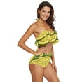 thumbnail image 3 of Ckdifva Lemon and Leaves Womens High Waisted Bikini Set Two Piece Swimsuit Bathing Suits, 3 of 5
