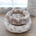 thumbnail image 2 of Perrera cálida de otoño e invierno, nido de leche para gatos, nido para perros y gatos, nido para mascotas en general, nido para dormir para perros de peluche, tapete para dormir profundo, 2 of 5