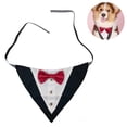 thumbnail image 1 of Perro Formal esmoquin boda perro Bandana Collar perro pajarita ajustable perro pajarita cuello Bandana para perros pequeños medianos grandes mascotas Zhivalor 220513-2, 1 of 4