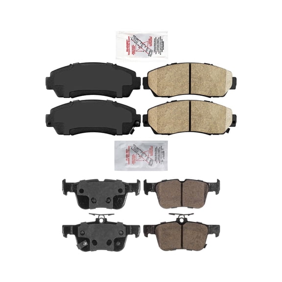 Front & Rear Ceramic Brake Pads Hardware Fits Acura RDX 2019-2021