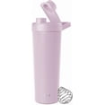 thumbnail image 1 of czcpp-Stainless Steel Shaker Bottle with Ball 24oz | Metal Insulated Cup for Protein Mixes, Shakes and Pre Workout | Rally Collection | Lavender Mist, 1 of 4