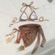 thumbnail image 5 of Trajes de Baño de Bikini de Mujer de Moda Sexy Sólido E Impreso Conjunto de Trajes de Baño Divididos, Correas Anchas Ajustables, 5 of 9