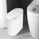 thumbnail image 3 of Plastic Narrow Type Kitchen Trash Can Toilet Press Type Waste Bin Dustbin Bathroom Trash Bin Basket, 3 of 5