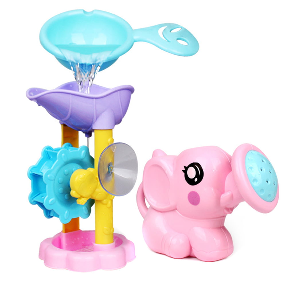 1 X Cartoon Waterwheel Baby Shower Bath Toys Kids Children Summer Water Toy Gift 