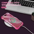 thumbnail image 7 of CASEFIV for iPhone 15 Pro Case,Shockproof Rugged Heavy Duty Cute Colorful Flower Floral Design Protective for Girls Women Cover for Apple iPhone 15 Pro 6.1 inch,Deep Red, 7 of 7