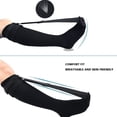 thumbnail image 4 of Plantar Fasciitis Stretch Sock, Single Strap Night Relief Adjustable Foot Drop Stretcher Compression Calf Socks Black, 4 of 8