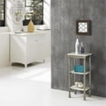 thumbnail image 4 of Homestyles Étagère à Trois Niveaux en Acier Inoxydable Gris, 4 of 21