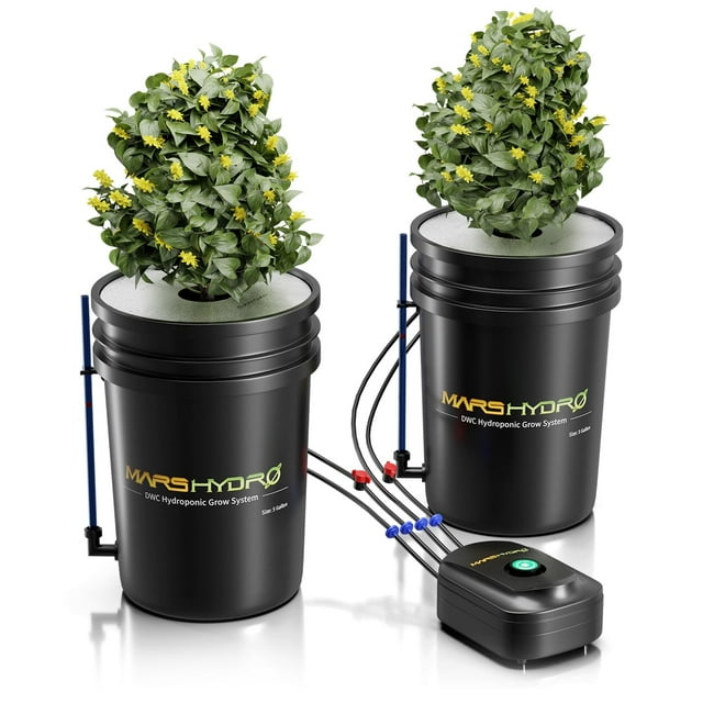 Sistema de cultivo hidropónico Mars Hydro DWC 19 L 110 V Bomba de aire