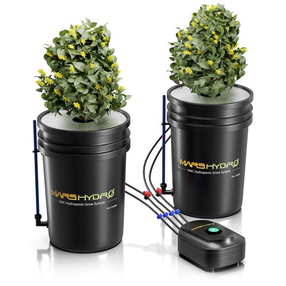 Sistema de cultivo hidropónico Mars Hydro DWC 19 L 110 V Bomba de aire