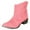 Pink, variant on yocbz Platform Boots for Women Women's Cowboy Boots Pull On Cowgirl Boots Mid Calf Western Boots, Available in Regular and Wide Calf Grey,Size for US 8.5