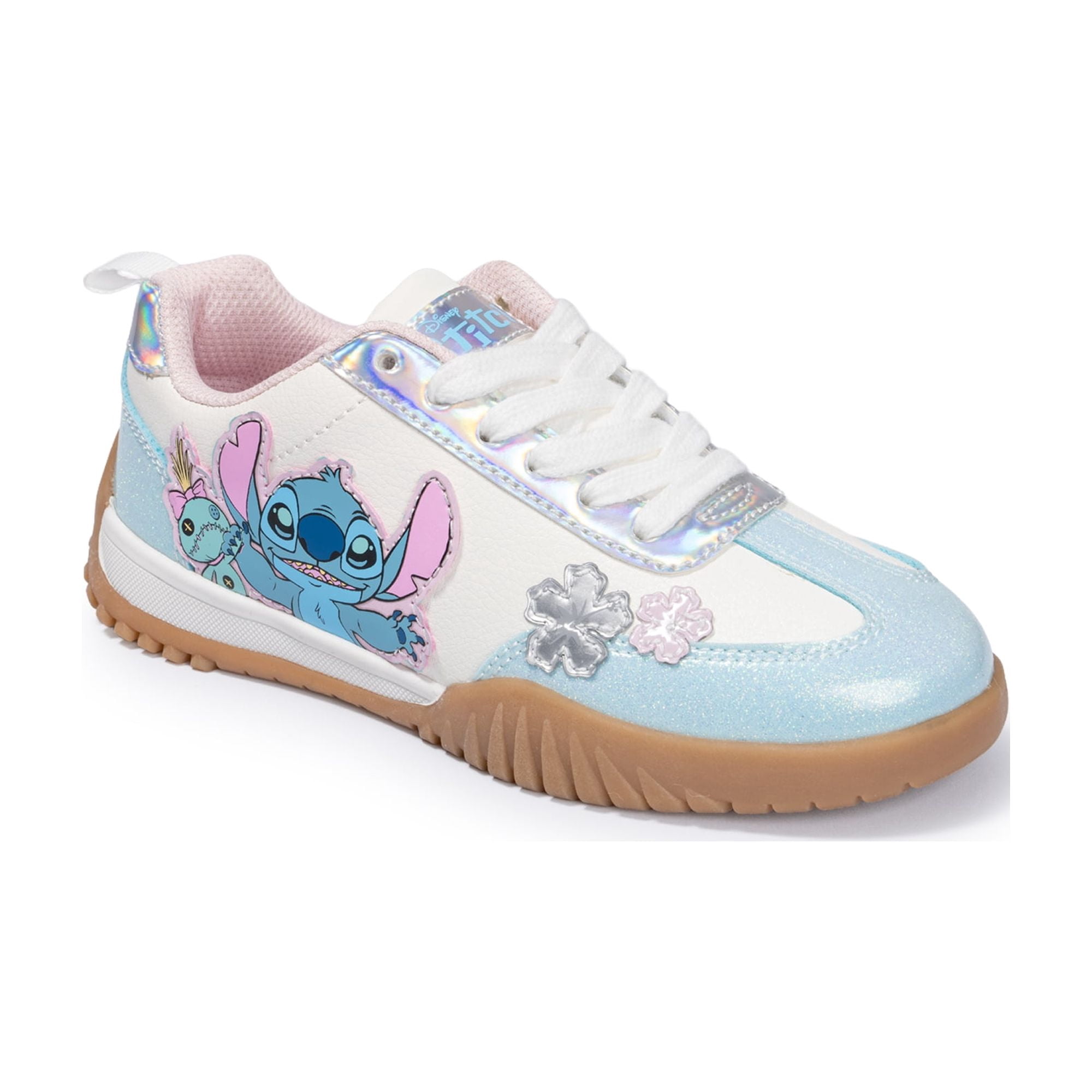 Stitch Toddler and Little Girls Lace Up Sneaker
