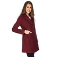 thumbnail image 3 of Haute Edition Women's Double Breasted Wool Blend Peacoat Winter Jacket Coat, 3 of 6