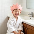 thumbnail image 5 of Children's Shower Cap Ear Protection Baby Shampoo Cap, Adjustable Silicone Bath Cap for Toddlers Kids, 5 of 6