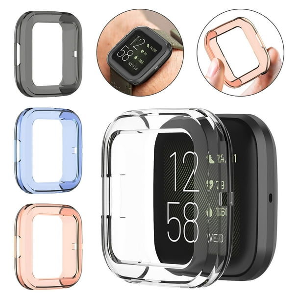 TSV Smart Watch Screen Protector Fit for Fitbit Versa 2, Shock-Proof Shatter-Resistant Case