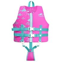 Gogokids Kids Swim Vest Life Jacket-Toddler Float Buoyancy Swimsuit Trainer Vests Swim Aid Jacket for Age 1-9 Years, Pink