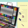 thumbnail image 5 of 132 Piece Art Set, Inspiration Art Case Coloring Set, Deluxe Professional Color Set, Art Kit Gift for Age 4-12, with Compact Portable Case, 5 of 5