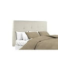 thumbnail image 2 of MJL Furniture Designs MJL Furniture Ali Button Tufted Beige Upholstered Headboard, 2 of 3