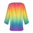 thumbnail image 5 of AherBiu Womens Cardigan Lightweight 3/4 Sleeve Linen Open Front Cardigans Fall Casual Cover up Shrugs, 5 of 5