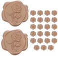 thumbnail image 1 of 25Pcs Self-adhesive Seal Stickers Seal Envelope Stickers Wedding Stamp Invitations Card Stickers Decors, 1 of 2