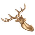 thumbnail image 1 of Animal Shape Hook, Resin Material, Wall Mounted Hanging Hook For Coat Towel Key, Decorative Hook With Removable Animal Horns, 1 of 8