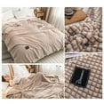 thumbnail image 4 of EARKITY Fleece Blanket, Throw Blanket, Lightweight Bed Blanket, Super Soft Microfiber Flannel Blankets for Couch, Bed, Sofa, Ultra Luxurious Warm and Cozy for All Seasons, 4 of 5