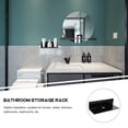 thumbnail image 3 of YSNOOWE 2Pcs Black Acrylic Wall Display Shelf Nail-free Bathroom Storage, 3 of 8
