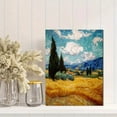 thumbnail image 2 of Van Gogh Cypress Wheat Field Canvas Wall Art Print, Home Decor for Living Room Bedroom Dining Room Office, 2 of 8