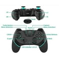 thumbnail image 2 of switch pro wireless bluetooth vibration controller gamepad 6 axis somatosensory game controller, 2 of 4