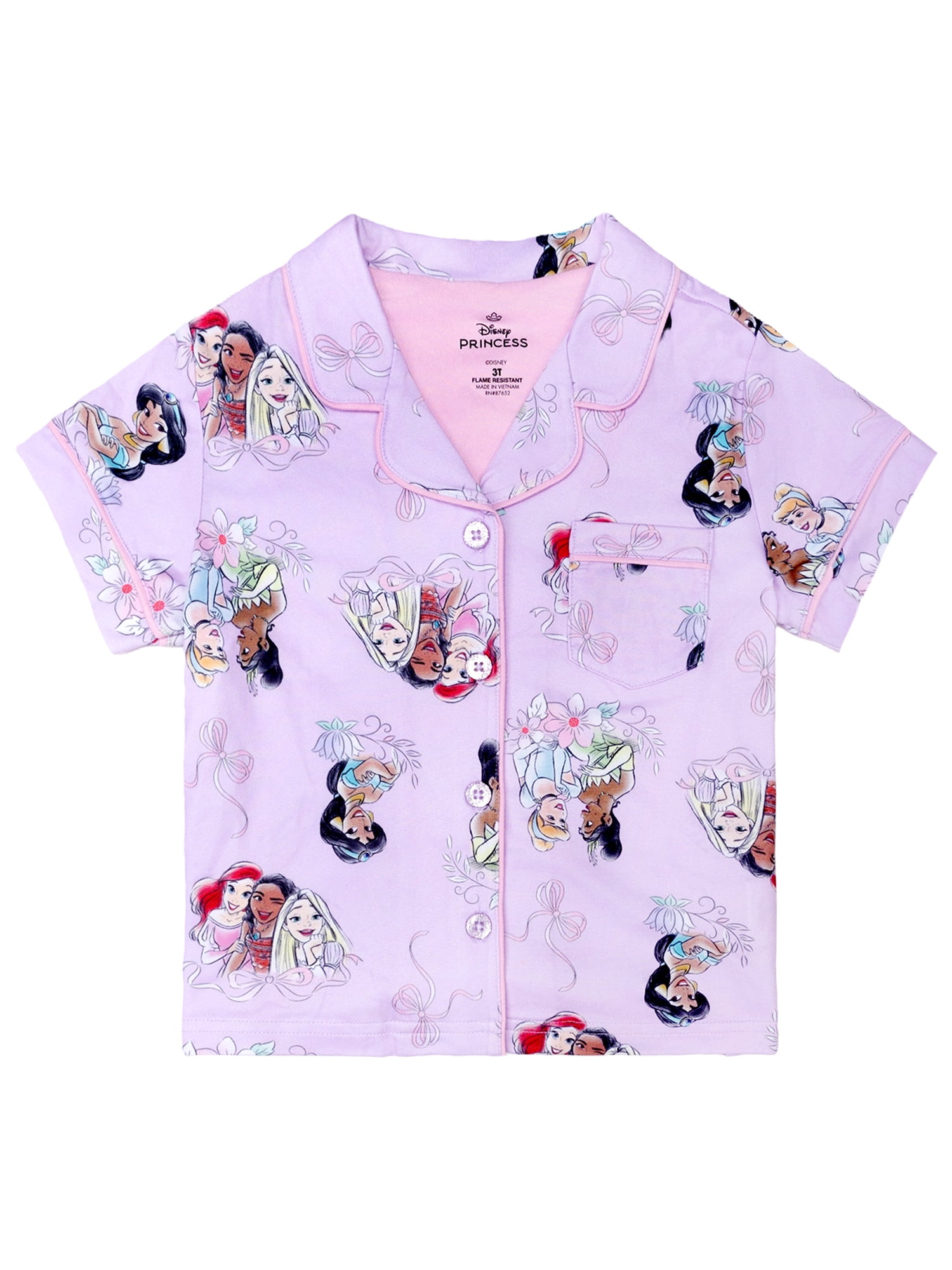 Character Toddler Girl Super Soft Pajama Coat Set, 2-Piece, Sizes 2T-5T