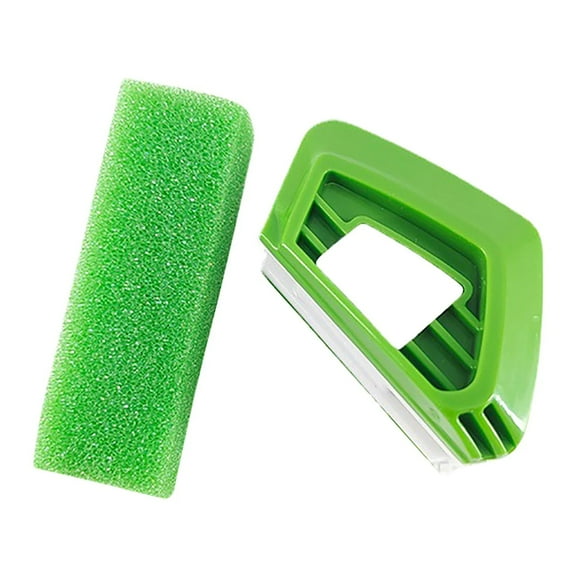 Aquarium Glass Cleaner Magnetic Scrubber with Replaceable Sponge for Fish Tank, Algae Removal Tool, Floating Design, Easy Grip Handle, Safe for Freshwater and Saltwater Aquariums