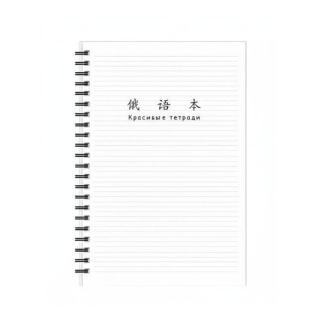 JWQFBC Cuaderno de Caligrafía Rusa Ejercicios Prácticos Cuaderno de Práctica de Ruso Encuadernación Duradera para Estudiantes, Estudio en Casa