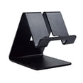 thumbnail image 2 of Soportes universales para teléfono celular, soporte de aleación de aluminio para teléfono celular [4-8''], tabletas de computadora y lectores de libros electrónicos (negro), 2 of 5