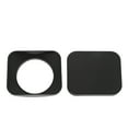 thumbnail image 2 of Camera Lens Hood, Screw in Lens Hood Shade with Cap, Alloy Accurate CNC Fine Processing, Square Metal Lens Hood Shade Protector for Camera, 2 of 7