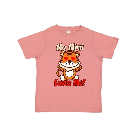 

Inktastic My Mimi Loves Me Tiger Gift Toddler Boy or Toddler Girl T-Shirt