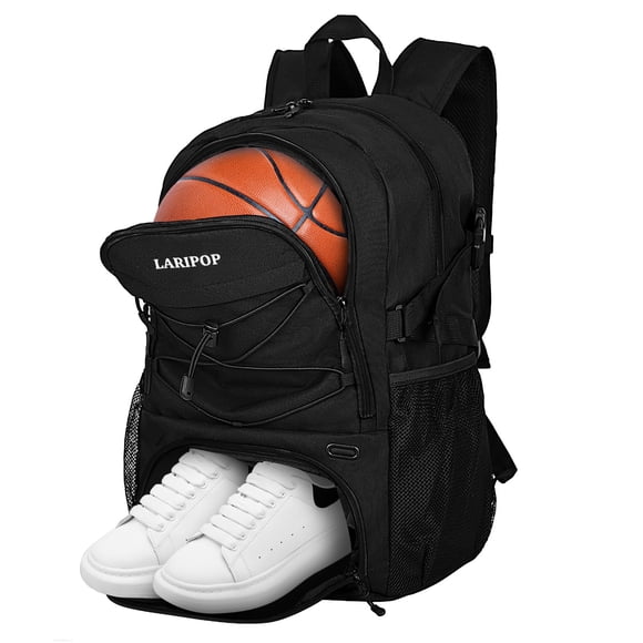 Mochila de baloncesto LARIPOP con compartimento duradero para zapatos