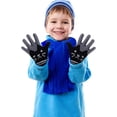 thumbnail image 2 of Guantes de invierno JAMW para niños 2 pares colores negro y rosa, 2 of 5