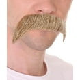 thumbnail image 6 of HPO Fake Costume Mustache, Adult Men's Horseshoe Human Hair Styles, Facial Hair Multiple Colors Option, 6 of 28