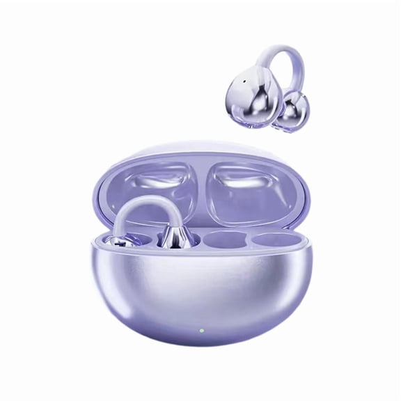 AI Translator Earbuds Real Time Translation Bluetooth Earbuds 144Languages Open-Ear Clip-on Design for Travel,Business,A,2 * AI Translator Earbuds 1 * USB Cable 1 * Charging bin,