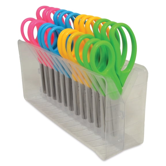 Westcott 5" Kids Scissors, Blunt Tip, 12-Count, Hard Handle