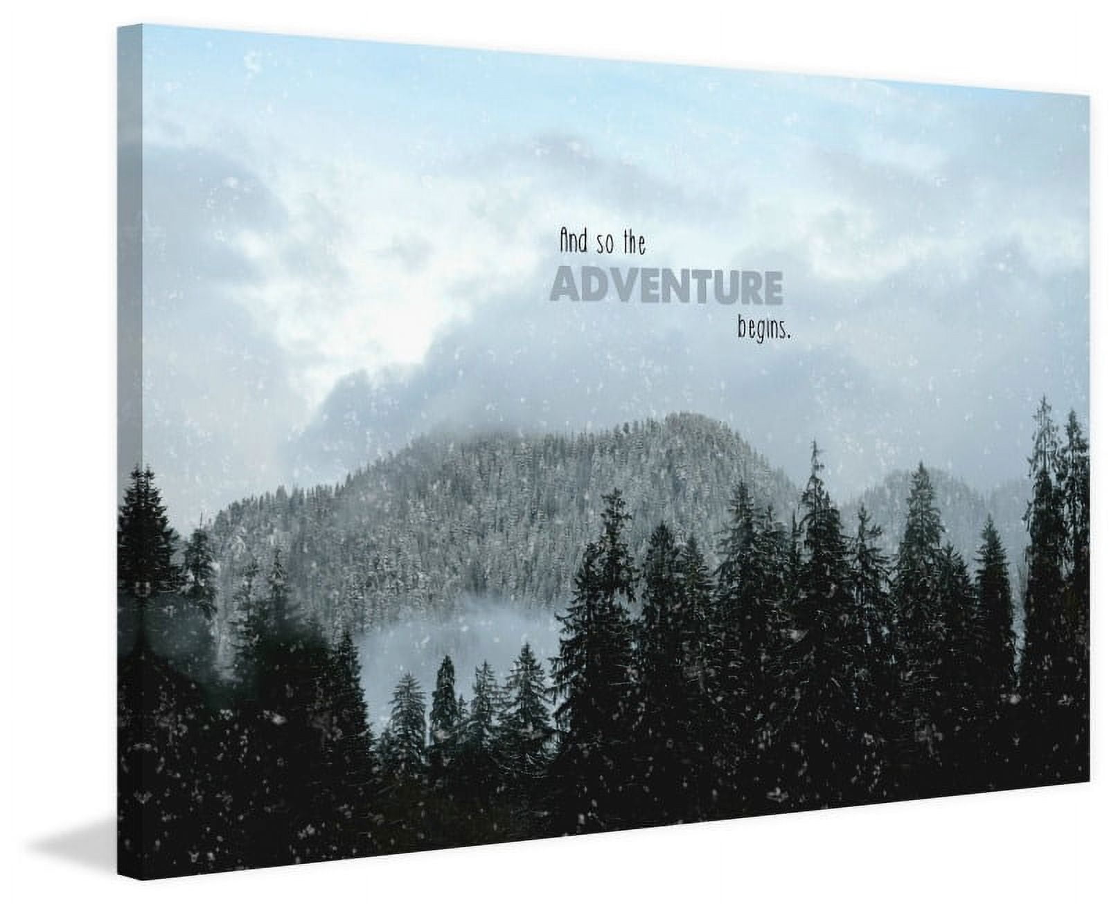 Marmont Hill 'Adventure Begins' by Robin Delean Painting Print on Wrapped Canvas